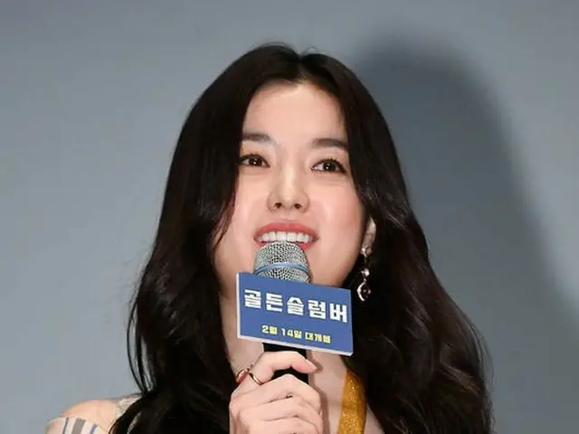 Actress Han Hyo Ju attended the preliminary screening of the movie ”GoldenSlumber” Talk Concert. Seo