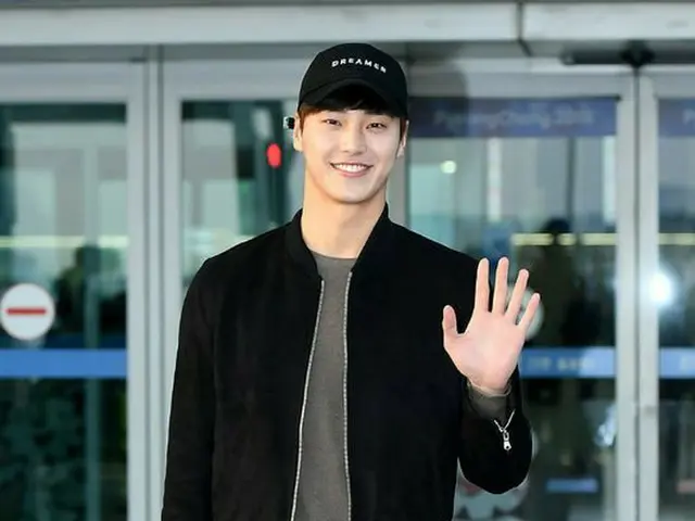 Actor Lee Tae Hwan, TV series ”My life of golden color” to Guam on a rewardvacation. Incheon Interna