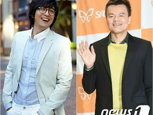 Singer JY Park, actor Bae Yong Joon, attending a relief benefit? Both officeside 'confirming'.