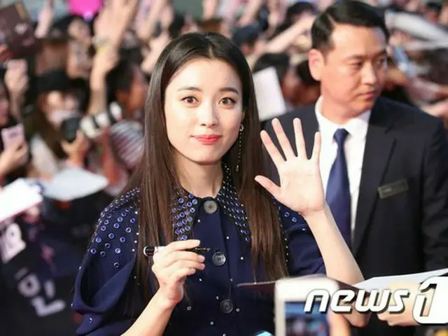 Actress Han Hyo Ju, attended the movie ”People Wolf” Red Carpet Event. Seoul ·Times Square.