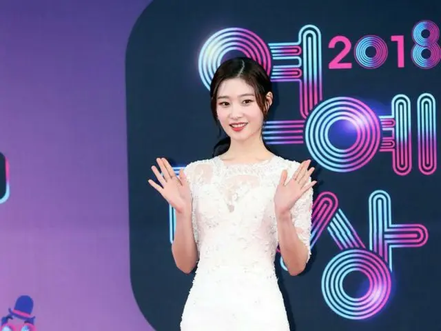 IOI former member DIA Chae Young is participating in the ”2018 KBS PerformingAwards”. .