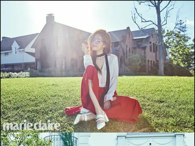 Yoo In Na, released pictures. Magazine ”marie claire”.