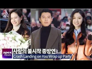 [Fan Cam A] "Land Emergency Landing" wrap-up party, actors HyunBin & actress Son