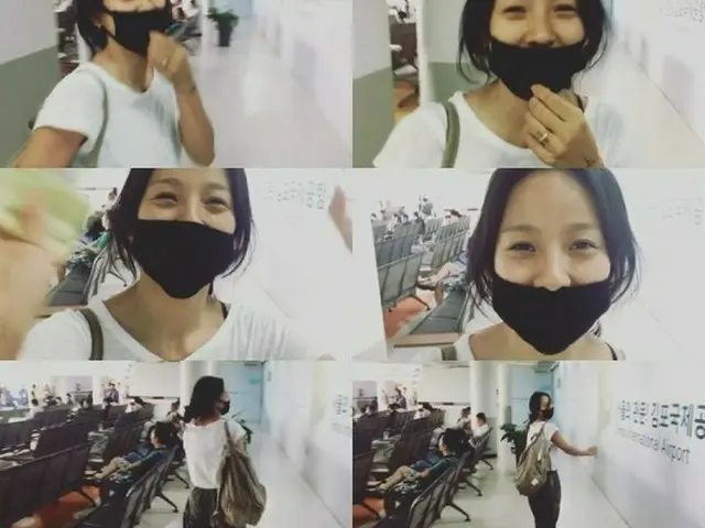 Lee Hyo Ri, reported the end of activity at SNS. ”Everyone, I will go home, I amhappy and happy, let