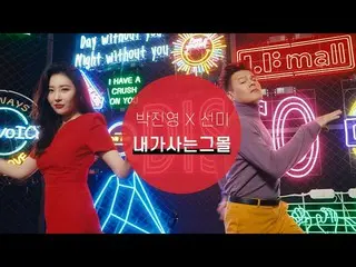 An advertisement for the Internet shopping mall "LF Mall" with JY Park and Sunmi