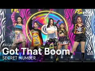 [Official sb1] SECRET NUMBER - Got That Boom _ inkigayo 20201108   