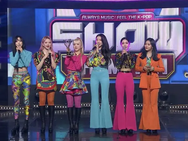 #GFRIEND, today's 1st place. The second win with the new song ”MAGO”. MusicProgram ”SHOW CHAMPION” ●