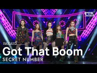 [Official sb1] Secret NUMBER _ _  (Secret NUMBER_ ) --Got That Boom 人気歌謡 _ inkig