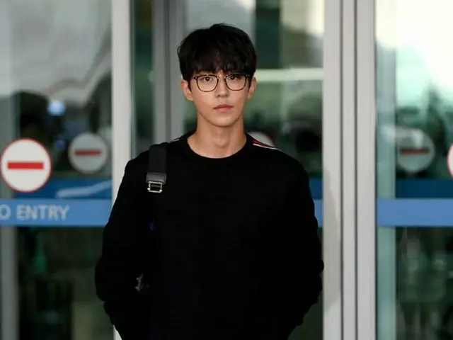 Actor Nam Ju Hyuk, departure for shooting pictures in Paris, France.