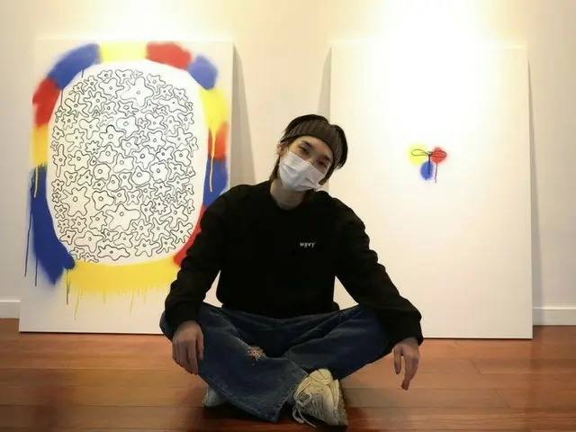 #JBJ95 #Kenta Takada holds a solo exhibition of his own art in Korea is a hottopic. .. ● He is an ar