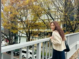Jung Ryeo Won released a photos enjoying Omotesando etc and became a hot topic.