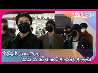 ENHYPEN returned to Korea at Gimpo International Airport in Korea. . .  