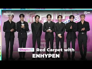 Stream on TV: ENHYPEN_ _  (ENHYPEN_ ) on the glorious Red Carpet of 2023 MAMA AW