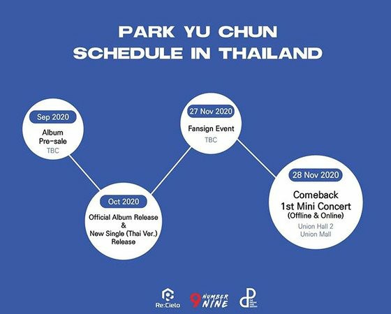 Park Yoochun (former JYJ) to hold a concert in Thailand in November = Controversy erupts about holding a concert during Covid-19.