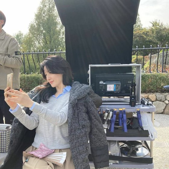 Actress Lee Youg Ae, 50 years old, but wrinkle-free, moisturized skin...
