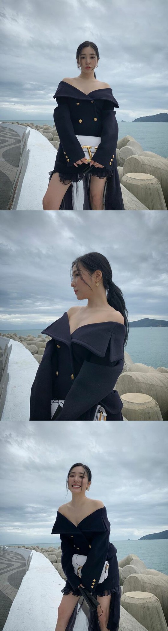 SNSD (Girls' Generation) TIFFANY, model pose by the sea in Busan!