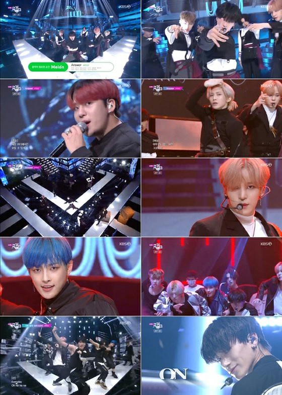 "ATEEZ" covers "BTS" on "Music Bank"
