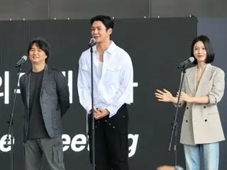 [Photo] Ro Woon, Shin Ye Eun, Park So Ham and others attend outdoor stage event for the film "Muddy Stream"