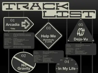 EXO's CHEN releases tracklist for 5th mini album "ARCADIA" on the 29th...Title song is "Arcadia"