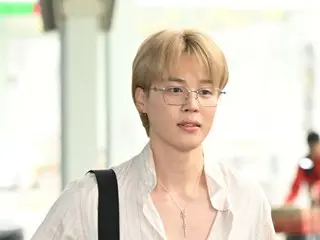 [Photo] BTS' JIMIN looks sexy today...departing in Paris!