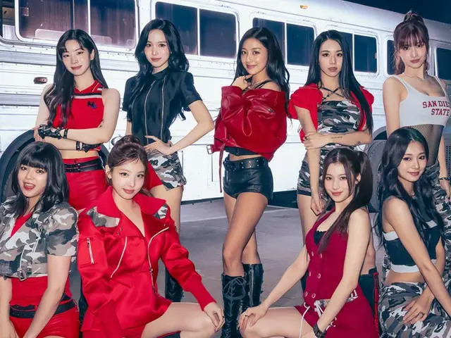 TWICE releases behind-the-scenes footage from their new song "ME+YOU" music video... The 9 members' shining chemistry