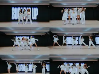 MEOVV releases dance video for new single "BURNING UP" with elegant performance