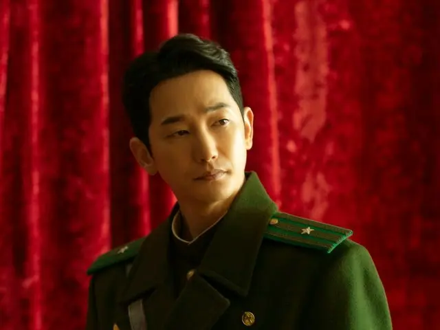Park Si Hoo plays a North Korean officer in the film "God's Orchestra"... overwhelming charisma