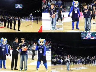 n.SSign supports Korean professional basketball team KCC's home games