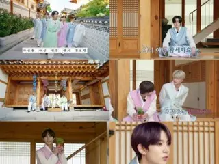 "ENHYPEN" appears in dignified hanbok for the mid-autumn celebration... "EN-O'CLOCK" exudes the charm of 7 people and 7 colors