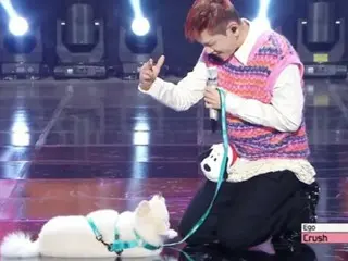 Singer Crush performs surprise stage with his beloved dog at “MUSICCORE”… Comes back with “Hmm-cheat” & “Ego”