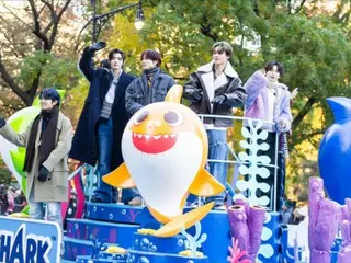 “ENHYPEN” and “Baby Shark” appear on the streets of Manhattan, New York! …Participating in the “Harvest Thanksgiving Parade”