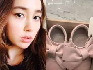 Actress Lee MIN JEONG is moved by the gift she received for her newborn daughter... "It's my first time wearing such an emotional pink"