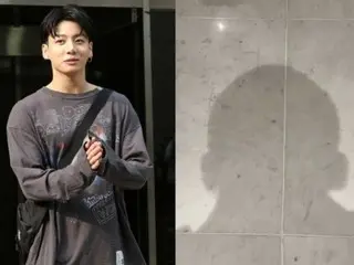 Enlisted D-4... "BTS" JUNG KOOK suddenly reveals a silhouette with a shaved head