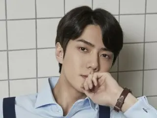 "EXO" Sehun will begin his substitute service from the 21st... "I'm sorry for letting you know so late."