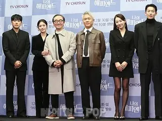 [Photo] Actresses Jang Nara & Sun HoJun attend TV CHOSUN's new TV series "My Happy End" production presentation