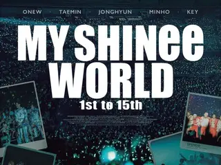 The Japanese version poster visual for “MY SHINee WORLD”, a special concert movie that traces the 15th anniversary of SHINee’s debut, has been released!