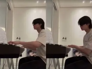 "ASTRO" Cha EUN WOO shows off his piano skills...a superstar who can do anything