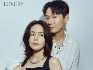 Yong Jyung Hoon & Han Ga In's lovey-dovey gravure photo shooting scene is revealed...A very cute couple