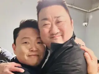 PSY looks small when hugged by Ma Dong Seok: "I'm not scared, I'm not scared"
