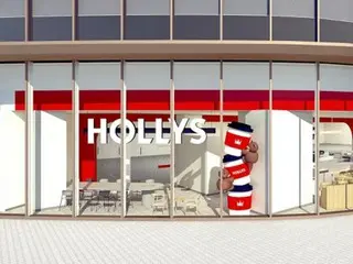 Korean coffee shop "HOLLYS" opens its first store in Japan