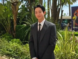 Jung HaeIn enters Cannes for the first time in his life... looking even more handsome with his forehead exposed