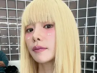 Actress Lim Jiyeon and her boyfriend Lee Do Hyun are surprised? Behind-the-scenes shots of her blonde transformation