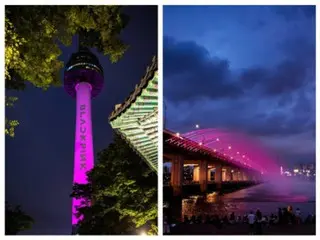 BLACKPINK's return paints Seoul landmarks in pink light