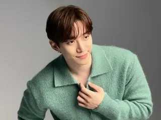 "2PM" JUNHO, refreshing visual in green knit
