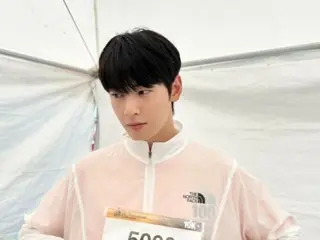 ASTRO's Cha EUN WOO, refreshing appearance at trail running competition