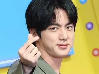 BTS' JIN ranked first as "a cute star with a big difference on and off stage"