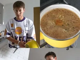 "SHINee" Minho, "Fire Man" 6-minute ramen challenge, KEY's reaction? ... "Single man's happy life"