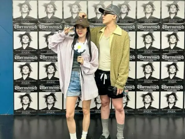 2NE1's Dara visits G-DRAGON's Malaysian concert venue... Unchanging friendship