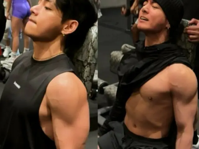 BTS' V, JUNG KOOK, and RM are bulking up like crazy in Los Angeles (video included)