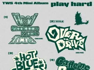 "TWS" releases tracklist for 4th mini album "play hard" to comeback on the 13th... Jihoon participated in writing the lyrics for the title song "OVERDRIVE"